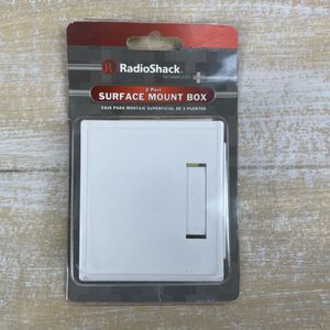 Radio Shack 2-Port Surface Mount Box #278-2092